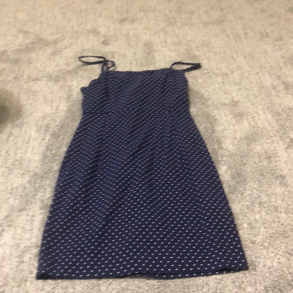 Polka dot body con mini dress